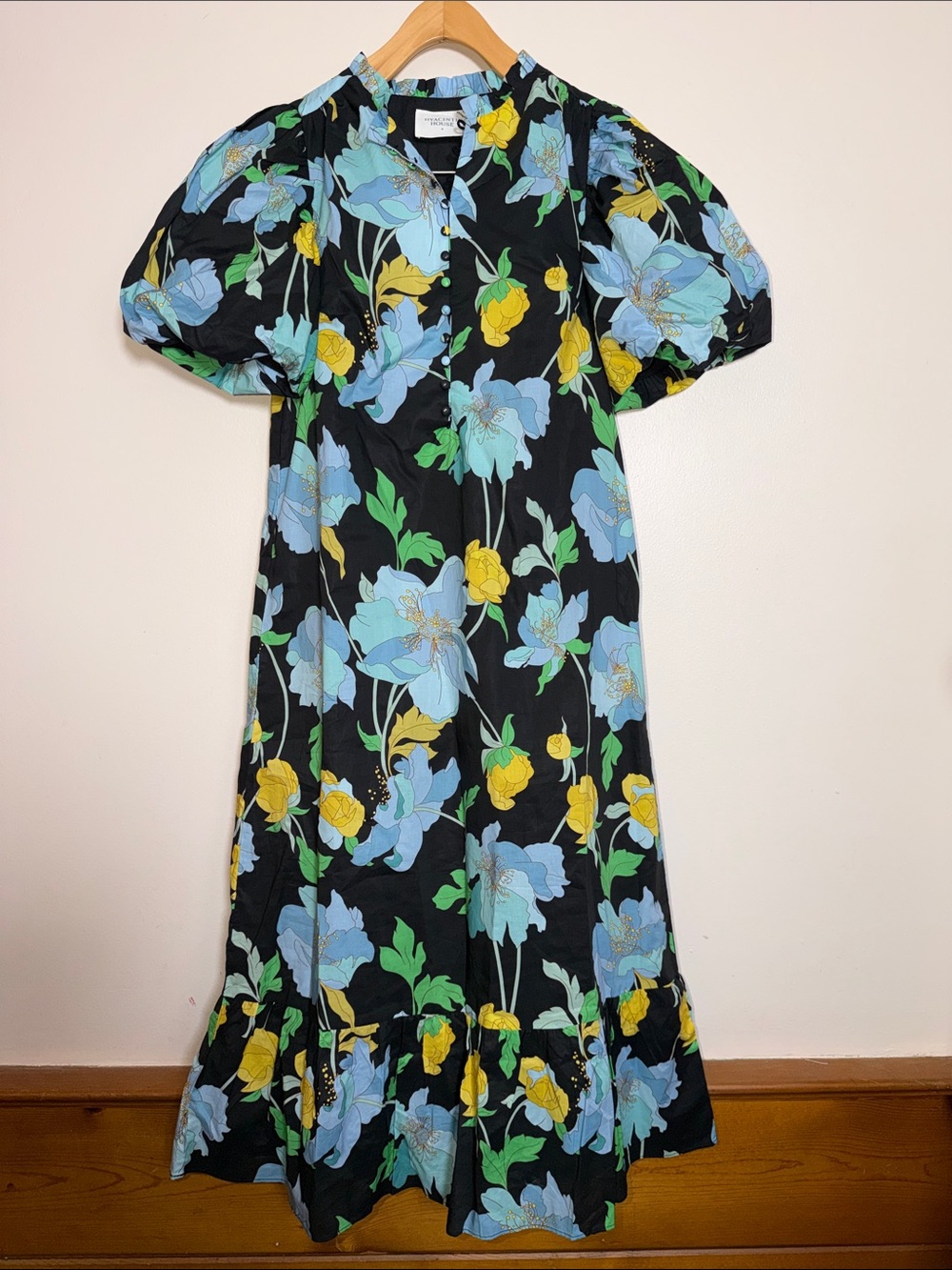 Hyacinth House Floral Mimi Midi Dress Size S - Picture 2 of 9